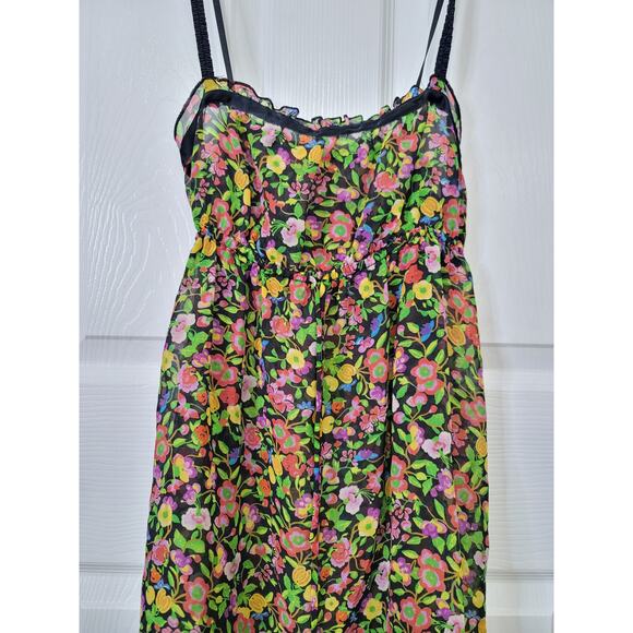 Josie By Natori Sexy Floral See-Through Chemise Size Small - Picture 2 of 7